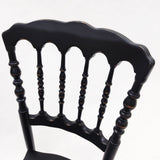ブラック色ナポレオンチェアの詳細写真1