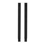 ブラック色アイアンパーテーション用 ロングアタッチメント (2本1セット)
