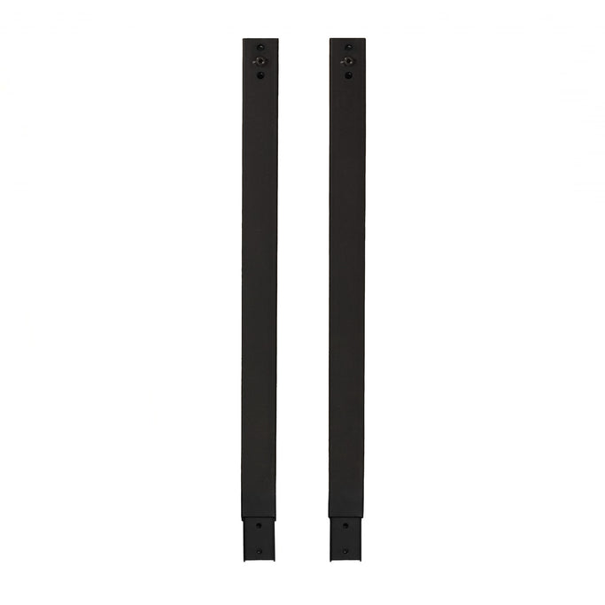 ブラック色アイアンパーテーション用 ロングアタッチメント (2本1セット)