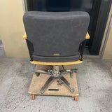 アウトレット  スタイリングチェア ノエル(BK) ファイブスターポンプ(SV) OL2304【お客様組立】