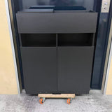 アウトレット フラットシャンプーキャビネット 下台(BK) OL2237【完成品出荷】 通常価格￥40,480