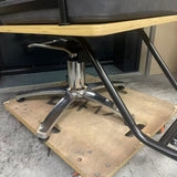 アウトレット  スタイリングチェア ノエル(BK) ファイブスターポンプ(SV) OL2304【お客様組立】