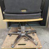 アウトレット  スタイリングチェア ノエル(BK) ファイブスターポンプ(SV) OL2304【お客様組立】