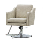 アウトレット スタイリングチェア アデラⅡ(BEG) 丸型ポンプ(SV) OL2243 通常価格￥58,080