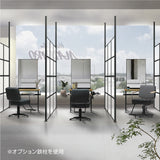 サロンにパーテーション使用例