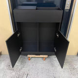 アウトレット フラットシャンプーキャビネット 下台(BK) OL2237【完成品出荷】 通常価格￥40,480