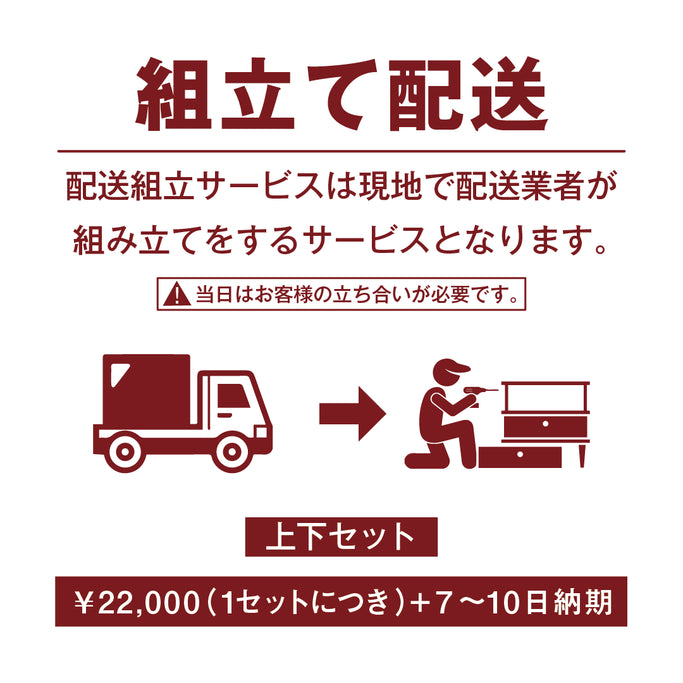 組立配送サービス シャンプーキャビネット【SET】