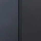 フラットシャンプーキャビネット【上台】 405mm ダークグレー　黒色部分素材