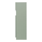 アッシュグリーン色フラットシャンプーキャビネット【下台】