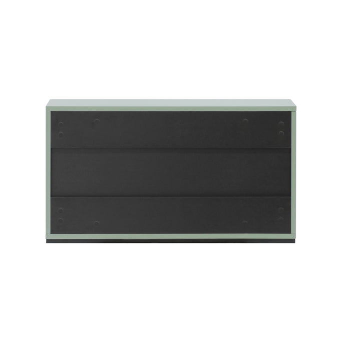 フラットシャンプーキャビネット【上台】高さ450mm アッシュグリーン色