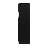 ブラック色シャンプーキャビネット【下台】横面