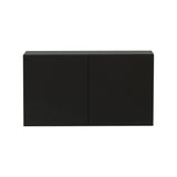 ブラック色フラットシャンプーキャビネット【上台450】正面