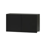 ブラック色フラットシャンプーキャビネット【上台450】斜め１