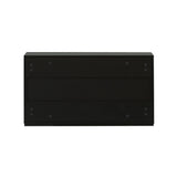 ブラック色フラットシャンプーキャビネット【上台450】裏面