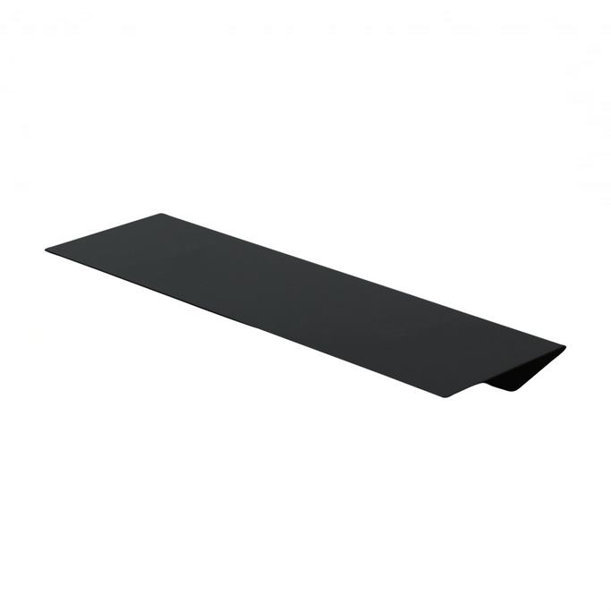 ブラック色の壁付L型棚　900mm　斜め２
