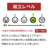 アイアンドレッサーの組立レベル：４、少し難しい